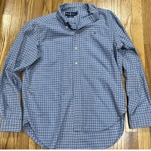 Ralph Lauren Polo Shirt Men's Blue L Cotton  Classic Fit